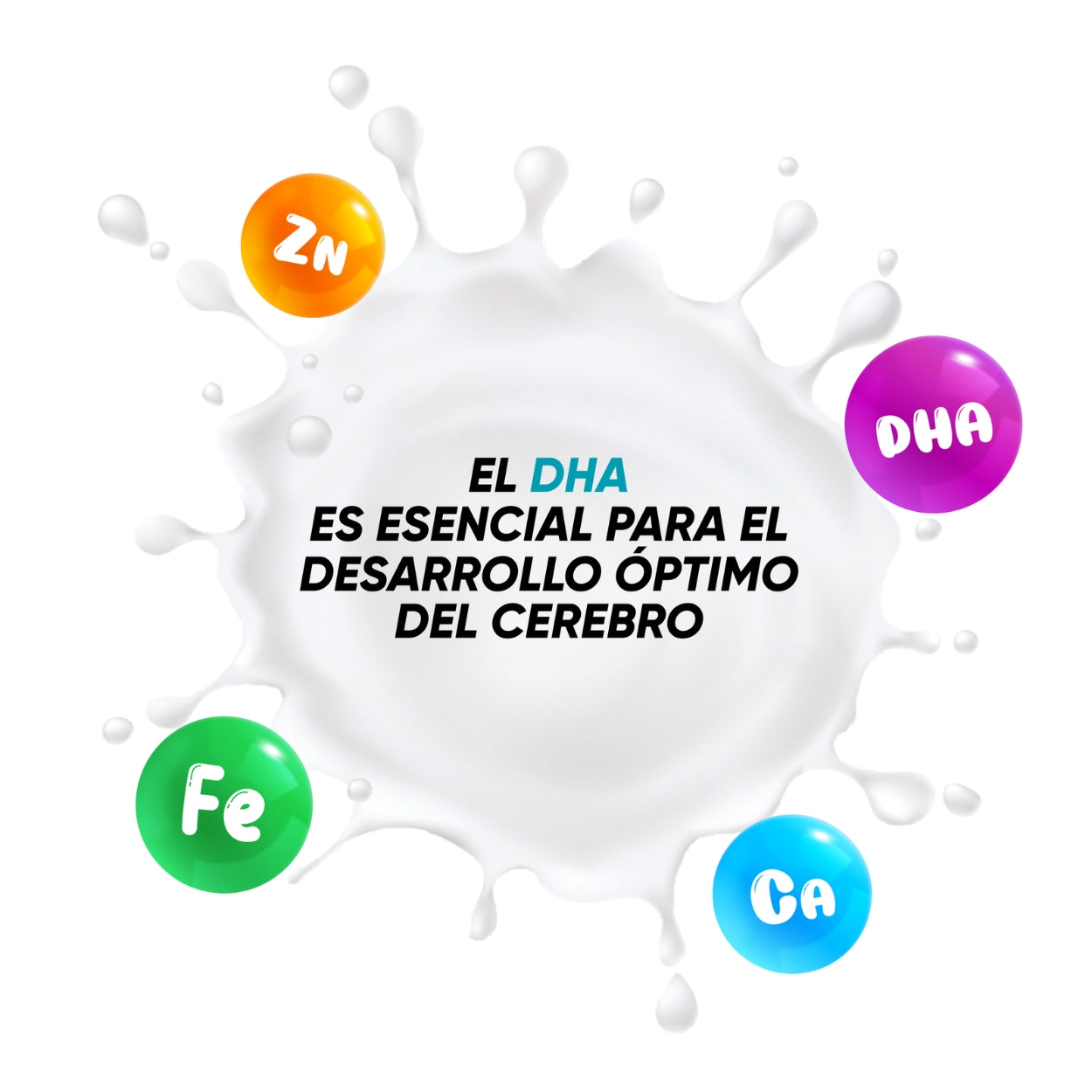 | 𝟯 𝘂𝗻𝗱 | Formula de Leche con Calcio Dha Zinc y Hierro para Niños Dino