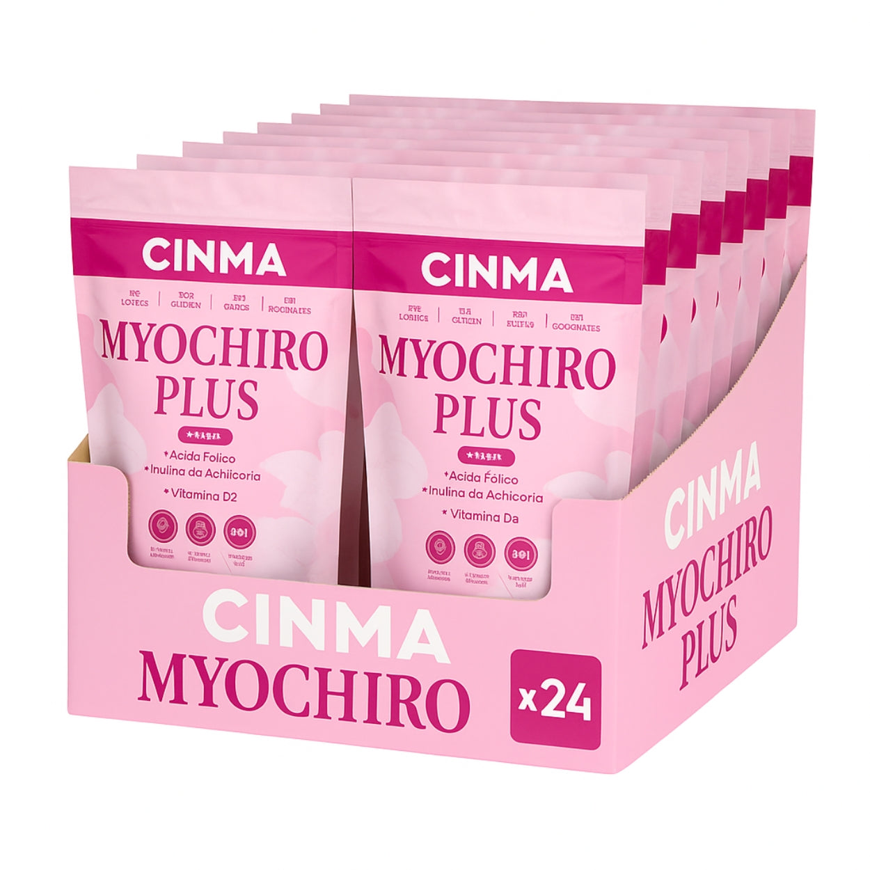 |𝐏𝐚𝐜𝐤 𝟐𝟒 𝐮𝐧𝐝| Myo D-chiro Inositol 40:1 Myochiro Plus Cinma