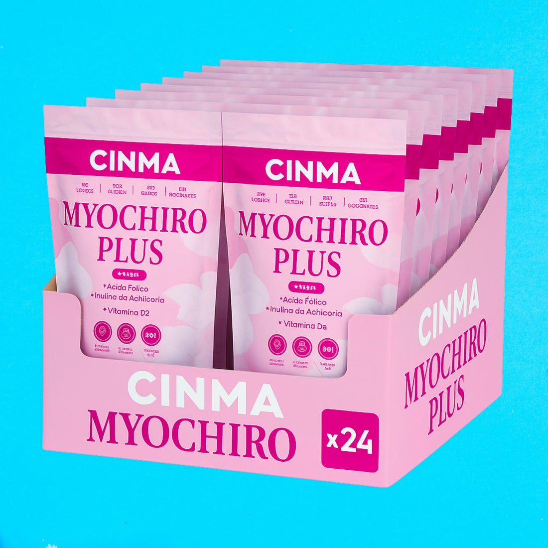 |𝐏𝐚𝐜𝐤 𝟐𝟒 𝐮𝐧𝐝| Myo D-chiro Inositol 40:1 Myochiro Plus Cinma